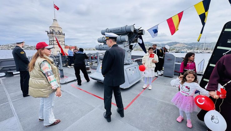 23 Nisan’da askeri gemiler ziyarete açıldı