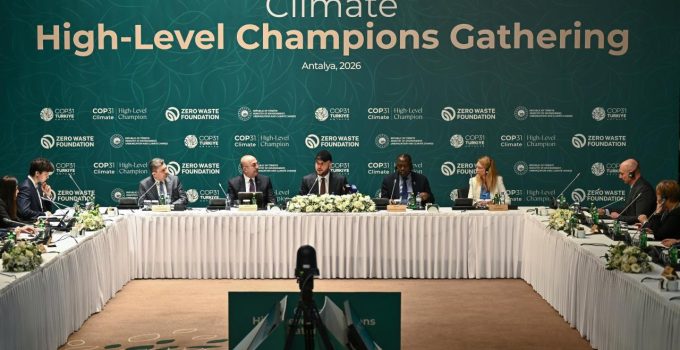 Antalya’da ‘COP31 Yüksek Düzeyli İklim Şampiyonları Toplantısı’ düzenlendi