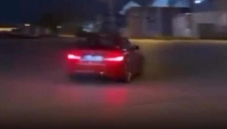 İzmir’de kavşakta drift atan sürücüye 165 bin lira ceza uygulandı