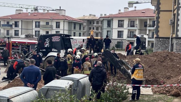 Manisa’da göçük altında kalan işçi öldü