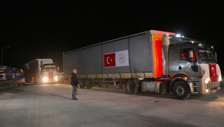 Türkiye’den İran’a 6 tırlık tıbbi yardım yola çıkıyor