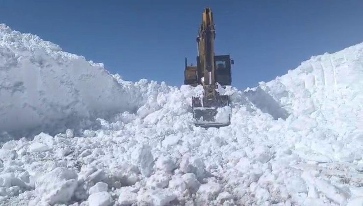 Mayıs öncesi kar mesaisi