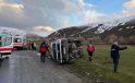 Bitlis’te minibüsün devrilmesi sonucu 11 kişi yaralandı