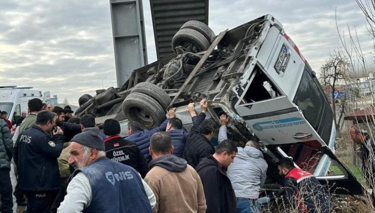 Kahramankazan’da yolcu otobüsü üst geçidin ayağına çarptı: 5 ölü, 14 yaralı