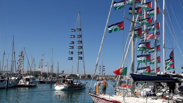 Türkiye dahil 11 ülkeden İsrail’in Küresel Sumud Filosu’na düzenlediği saldırılara tepki