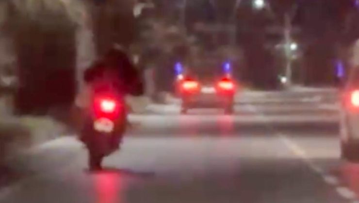 Plakasını gizleyerek kural ihlali yapan motosikletliye 420 bin lira ceza