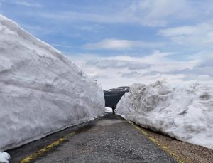 Ordu’da bahar yerine kış: 4 metrelik karla mücadele