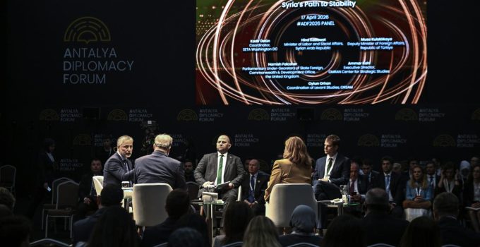 ADF 2026’da ‘Suriye’nin İstikrara Giden Yolu’ başlıklı panel düzenlendi