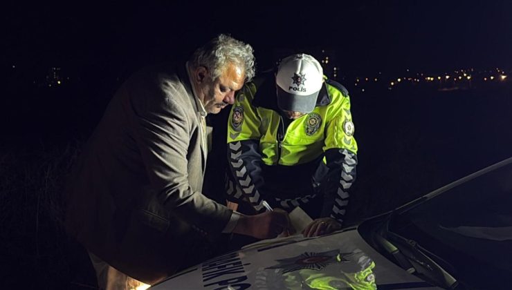 Kayseri’de polisten kaçan alkollü sürücüye 515 bin lira ceza kesildi