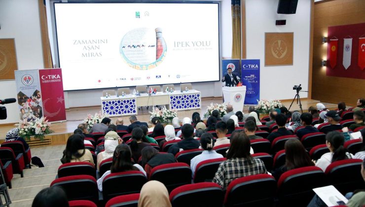 ‘Zamanını Aşan Miras: İpek Yolu’ sergi ve paneli Kırgızistan’da başladı