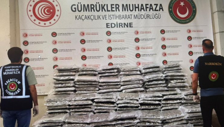 Gümrükler Muhafaza ekipleri, 420 kilo uyuşturucu ele geçirdi