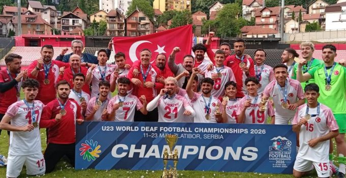 23 Yaş Altı İşitme Engelliler Futbol Milli Takımı, dünya şampiyonu oldu