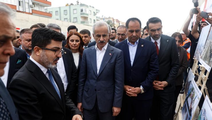 Bakan Uraloğlu, Mersin-Adana-Osmaniye-Gaziantep Hızlı Tren Projesi’ni inceledi