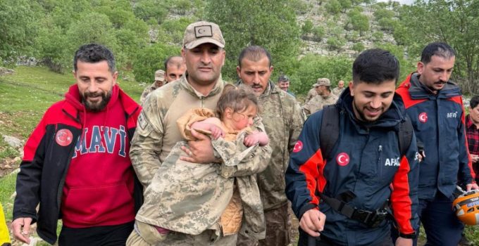 Batman’da kaybolan 2,5 yaşındaki kız çocuğu bulundu