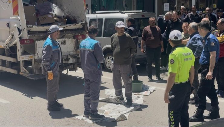 Isparta’da çöp toplama kamyonuna sıkışan işçi öldü