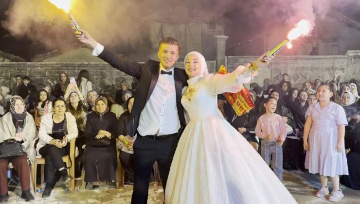 Düğünde çifte mutluluk: Nikah günü şampiyonluk sevinci