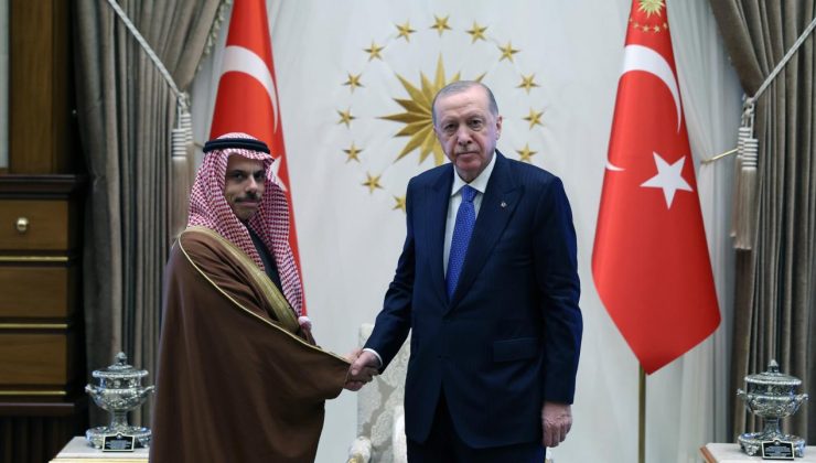 Cumhurbaşkanı Erdoğan, Suudi Arabistan Dışişleri Bakanı’nı kabul etti