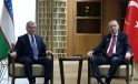 Cumhurbaşkanı Erdoğan, Özbekistan Cumhurbaşkanı Mirziyoyev ile görüştü