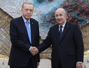 Cumhurbaşkanı Erdoğan, Cezayir Cumhurbaşkanı Tebbun ile görüştü