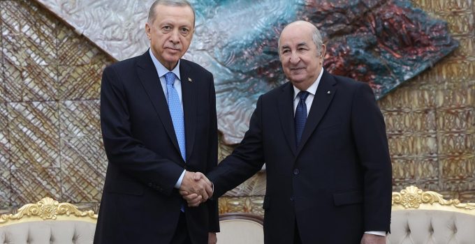 Cumhurbaşkanı Erdoğan, Cezayir Cumhurbaşkanı Tebbun ile görüştü