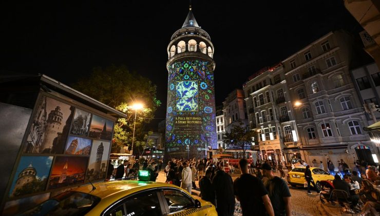Galata Kulesi’nde kültürel miras için farkındalık gösterisi