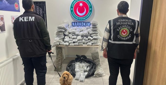 Gümrükler Muhafaza ekipleri son bir haftada 659 kilogram uyuşturucu ele geçirdi