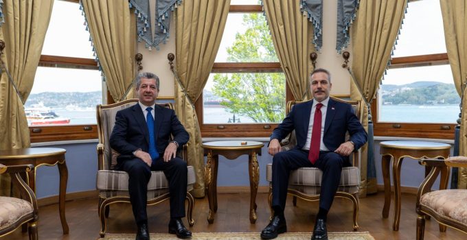 Dışişleri Bakanı Fidan IKBY Başbakanı ile bir araya geldi