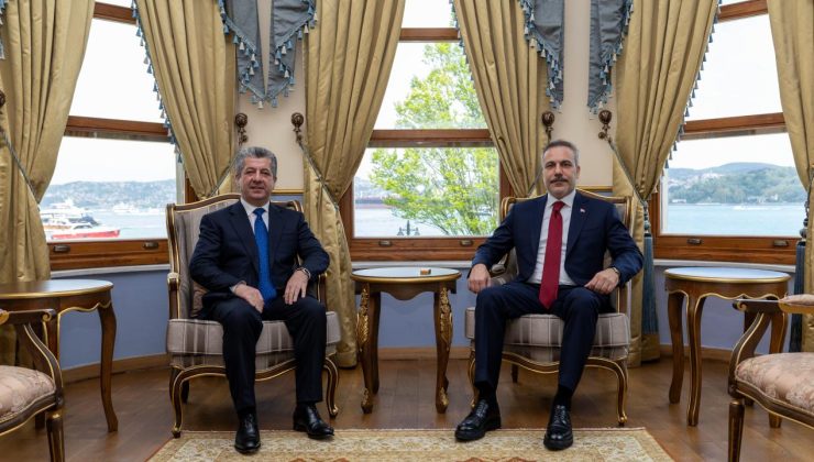 Dışişleri Bakanı Fidan IKBY Başbakanı ile bir araya geldi