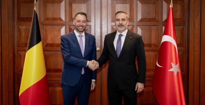 Bakan Fidan, Belçika Dışişleri Bakanı Prevot ile görüştü
