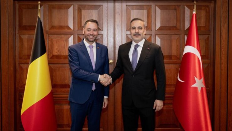 Bakan Fidan, Belçika Dışişleri Bakanı Prevot ile görüştü