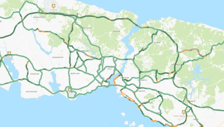 İstanbul trafiğinde ‘bayram’: Anadolu’da trafik yüzde 2’ye kadar düştü