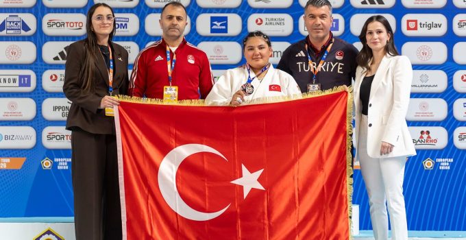 Milli judocu Nisanur Serin Avrupa ikincisi