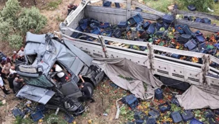 Gaziantep’te tır viyadükten düştü: 2 ölü, 4 yaralı
