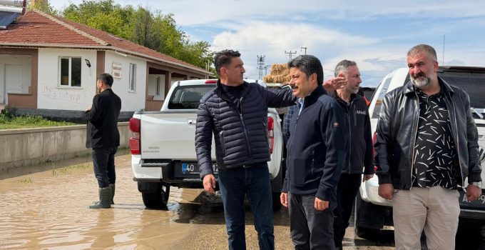 Kırşehir’de sel iki köyde hasara neden oldu