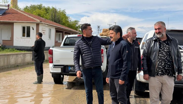 Kırşehir’de sel iki köyde hasara neden oldu