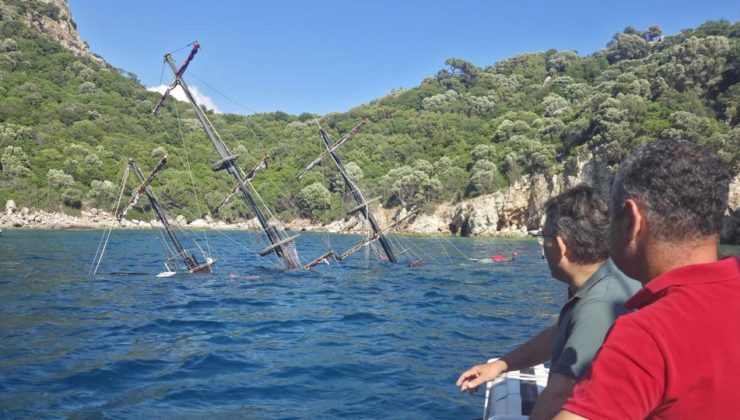 Marmaris’te tur teknesi battı – Son Dakika Haberleri