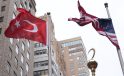New York’ta 43. Türk Günü Yürüyüşü için bayrak çekme töreni düzenlendi
