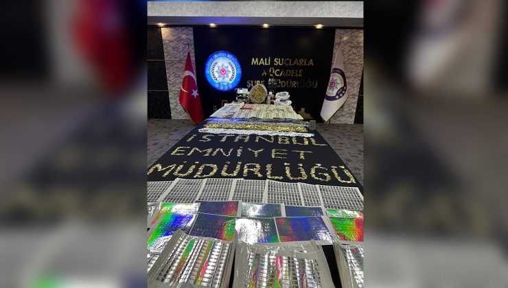İstanbul’da sahtecilik operasyonu: Yüklü miktarda altın ve döviz ele geçirildi