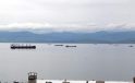 Karadeniz’de beklenen fırtına öncesi yük gemileri limanlara demirledi