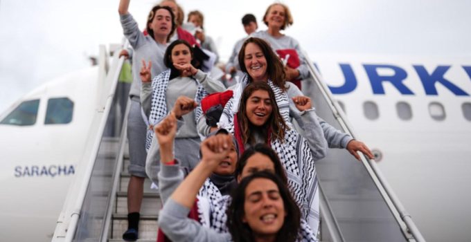 Sumud Filosu aktivistlerinden Türkiye’ye teşekkür