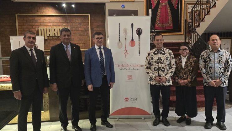 Türkiye’nin Cakarta Büyükelçiliğince düzenlenen programda Türk mutfağı tanıtıldı