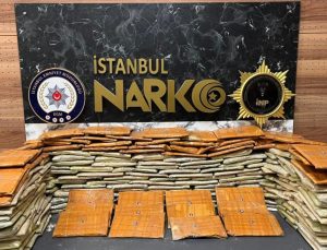 İstanbul’da kamyonette 92 kilo uyuşturucu ele geçirildi
