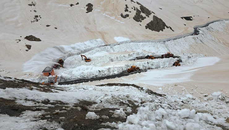 Uzun süredir kapalı olan Van-Bahçesaray yolu kardan temizlendi