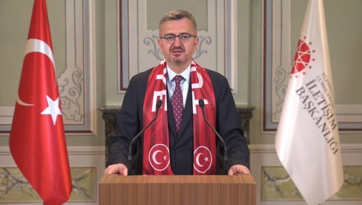İletişim Başkanı Duran’dan A Milli Futbol Takımı’na video mesaj
