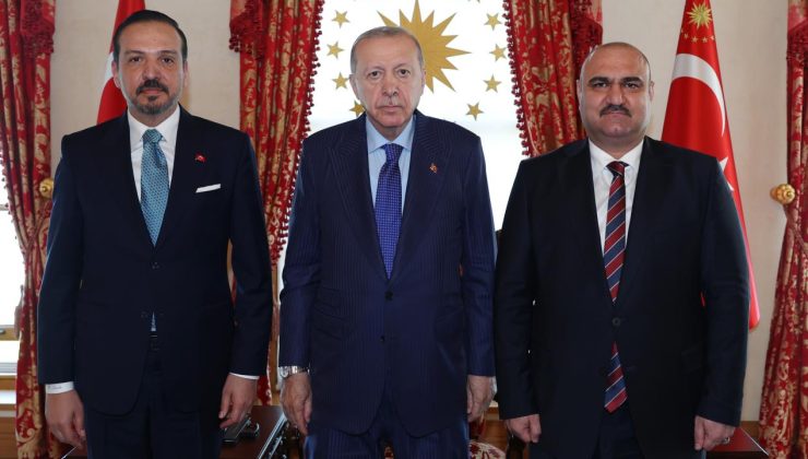 Cumhurbaşkanı Erdoğan, Kerkük Valisi Ağa'yı kabul etti