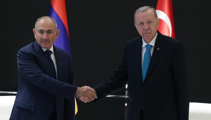 Cumhurbaşkanı Erdoğan, Ermenistan Başbakanı Paşinyan ile görüştü