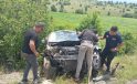 Gümüşhane’de hafif ticari araç devrildi: 1 ölü