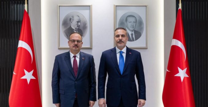 Bakan Fidan, Ankara Valisi Canbolat’ı kabul etti