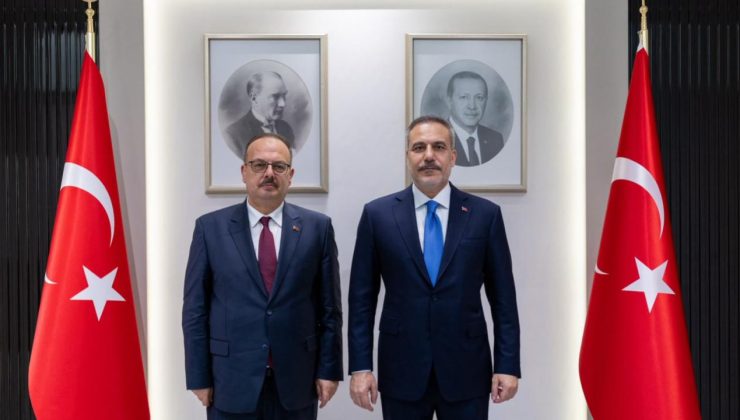 Bakan Fidan, Ankara Valisi Canbolat’ı kabul etti