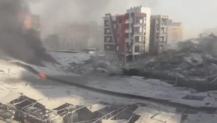 İşgalci İsrail, Lübnan’da hastane yakınını bombaladı